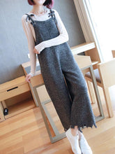 Empire Knitting Sleeveless Fringed Jumpsuit